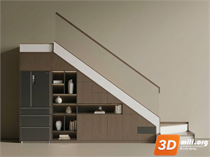 Under-stair cabinet Skp Files 